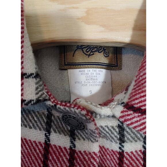 Roper Womens Vintage Fringe Shacket Size Small - Picture 2 of 3